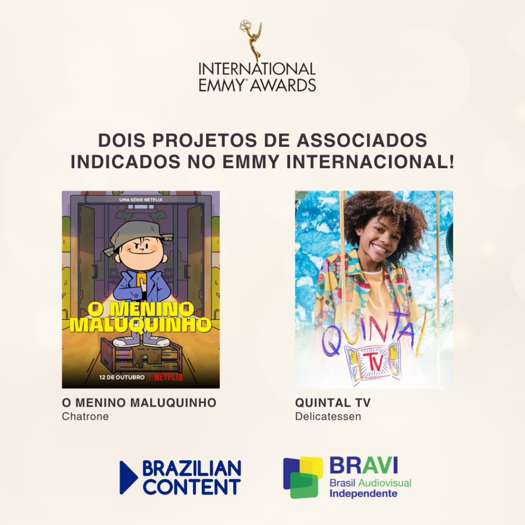 Associados BRAVI indicados ao EMMY INTERNATIONAL!