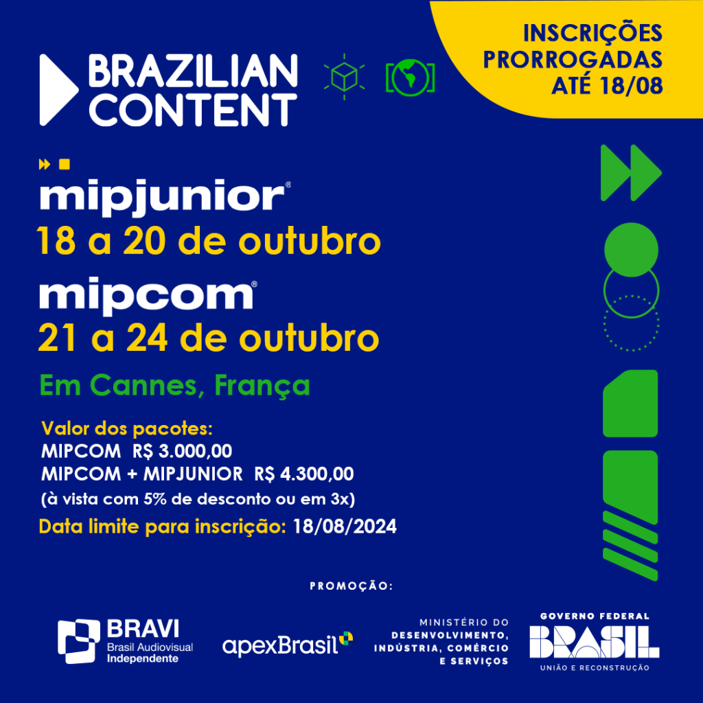 Inscrições prorrogadas para a delegação BrC no MIPCOM E MIPJUNIOR 2024