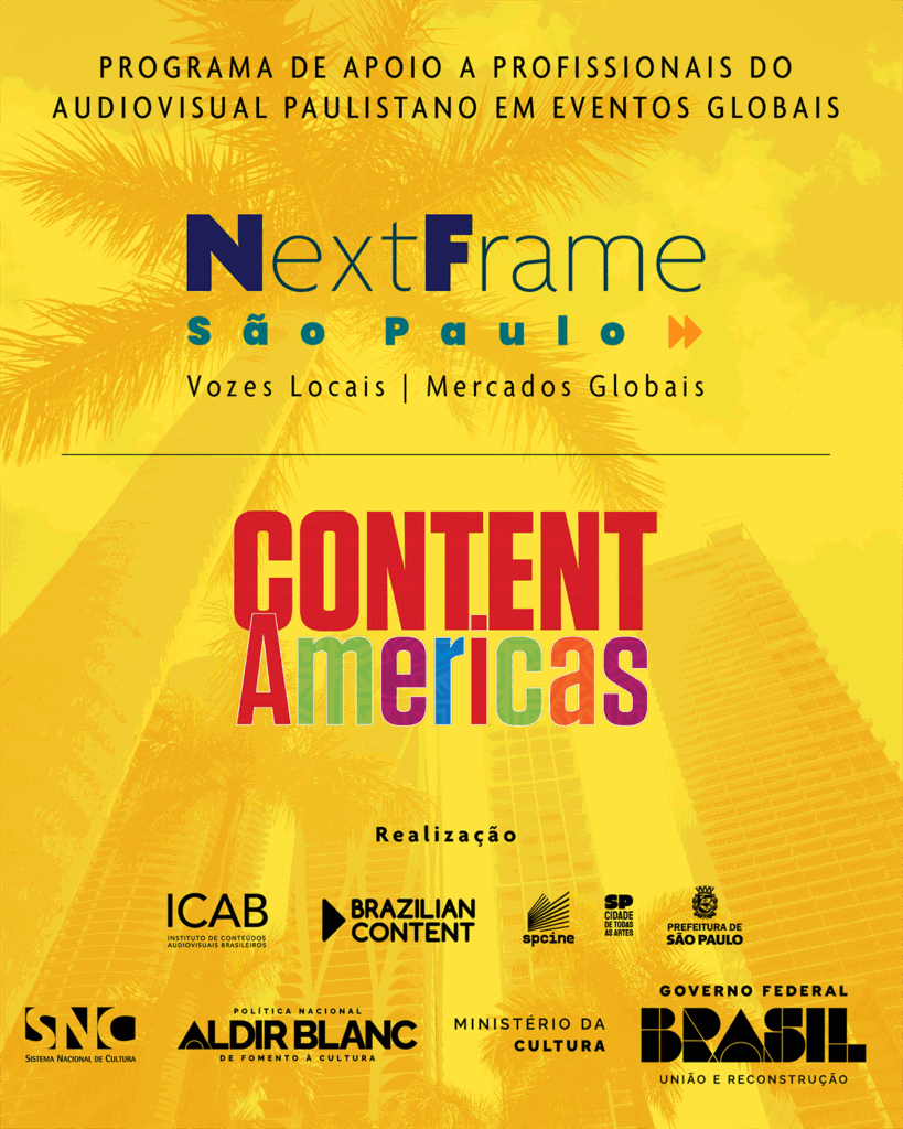 Inscrições abertas para o NextFrame São Paulo – Content Americas 2026